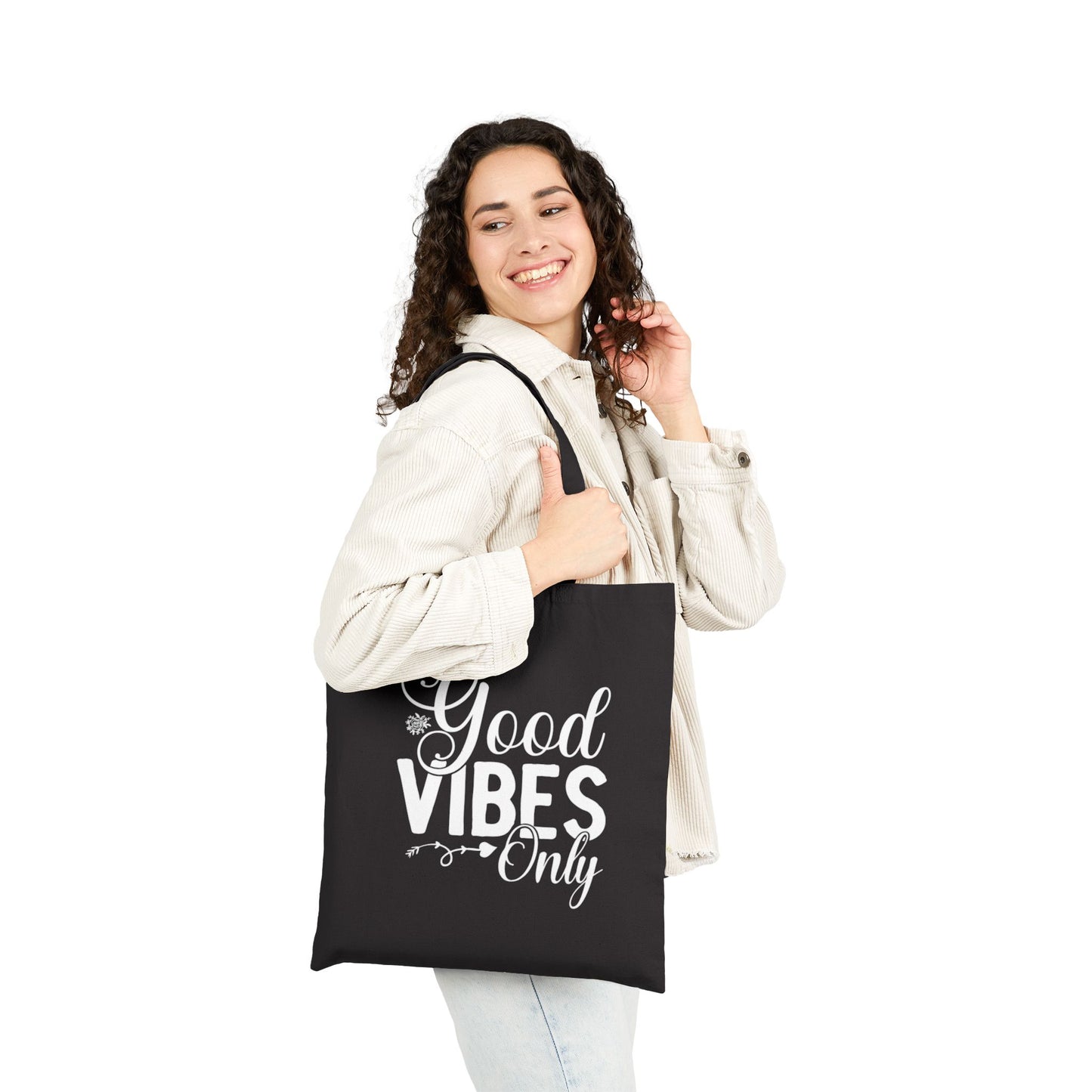 Good Vibes Only Cotton Tote Bag