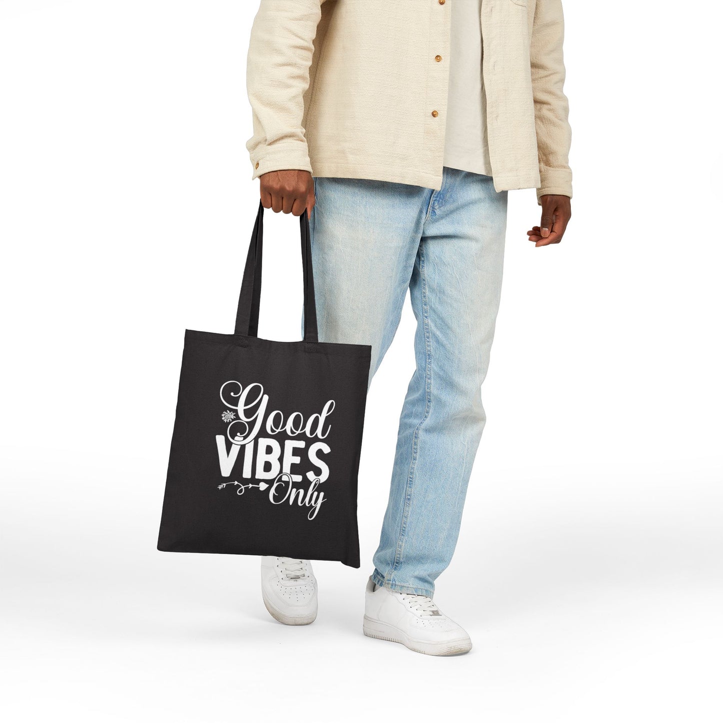 Good Vibes Only Cotton Tote Bag