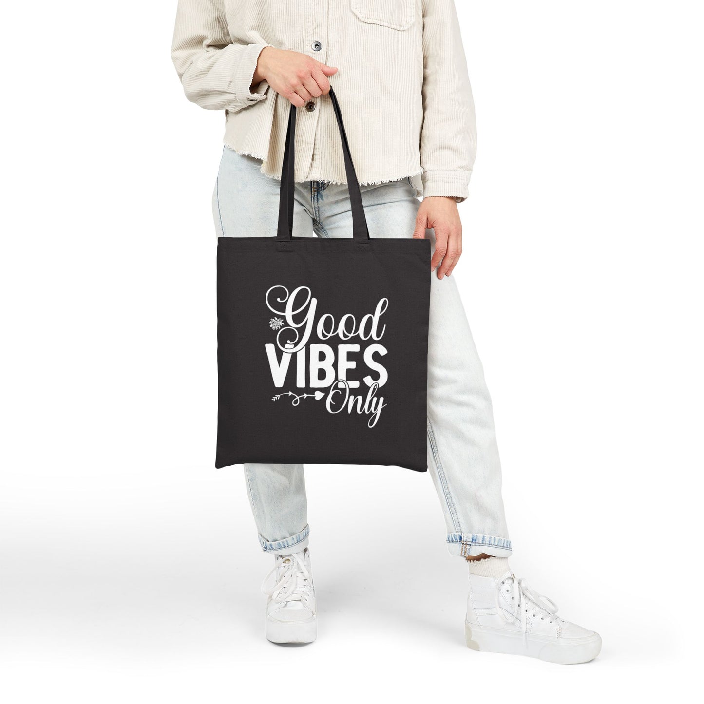 Good Vibes Only Cotton Tote Bag