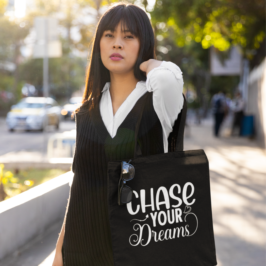 Chase Your Dreams  Cotton Tote Bag