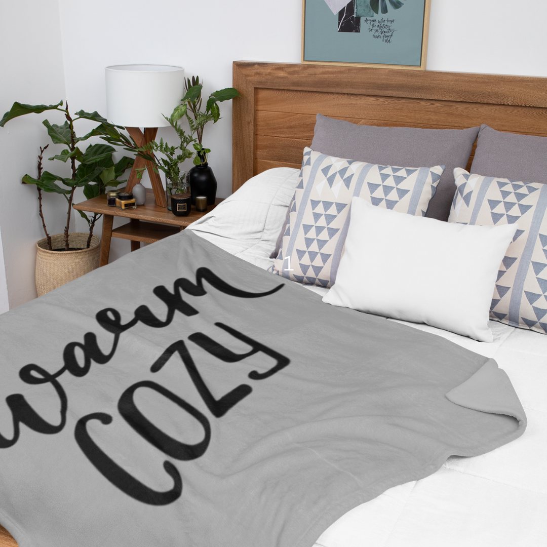 Warm Cozy Sherpa Fleece Blanket