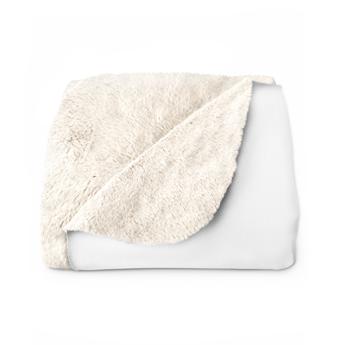 White Cozy Sherpa Fleece Blanket