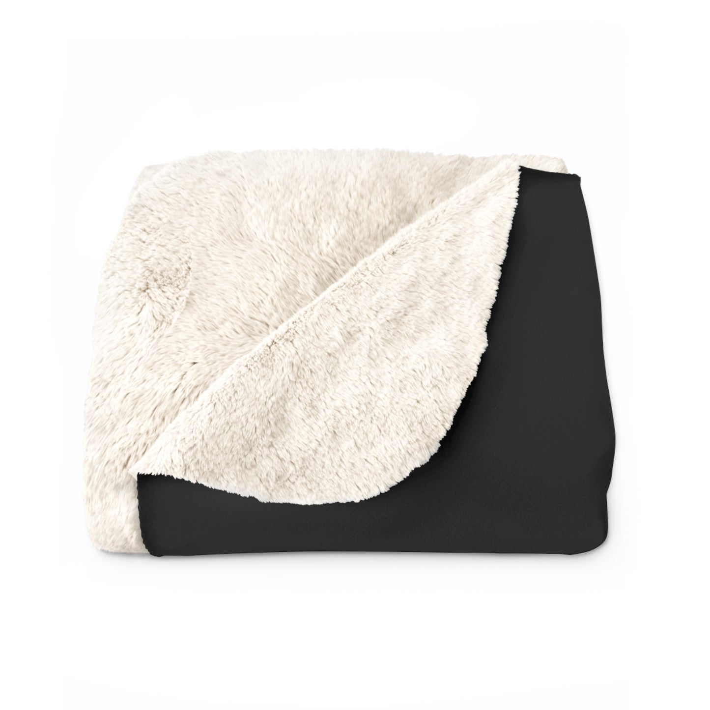 Black Cozy Sherpa Fleece Blanket