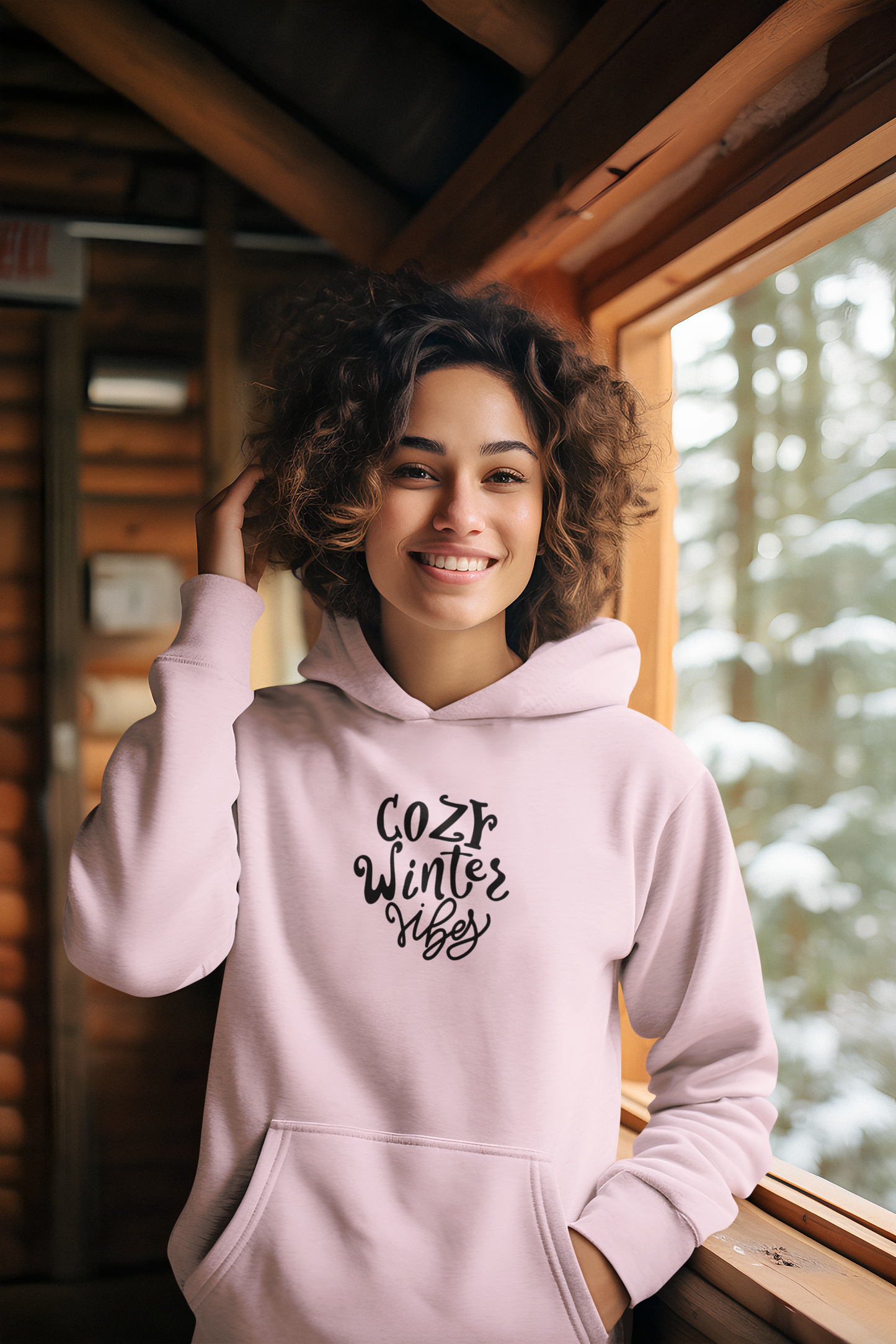 Cozy Winter Vibes Hoodie