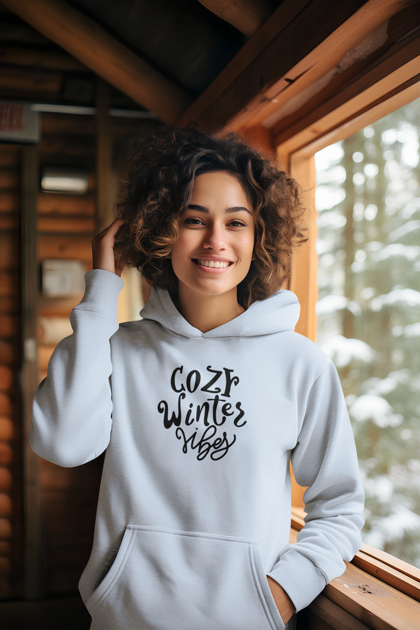 Cozy Winter Vibes Hoodie