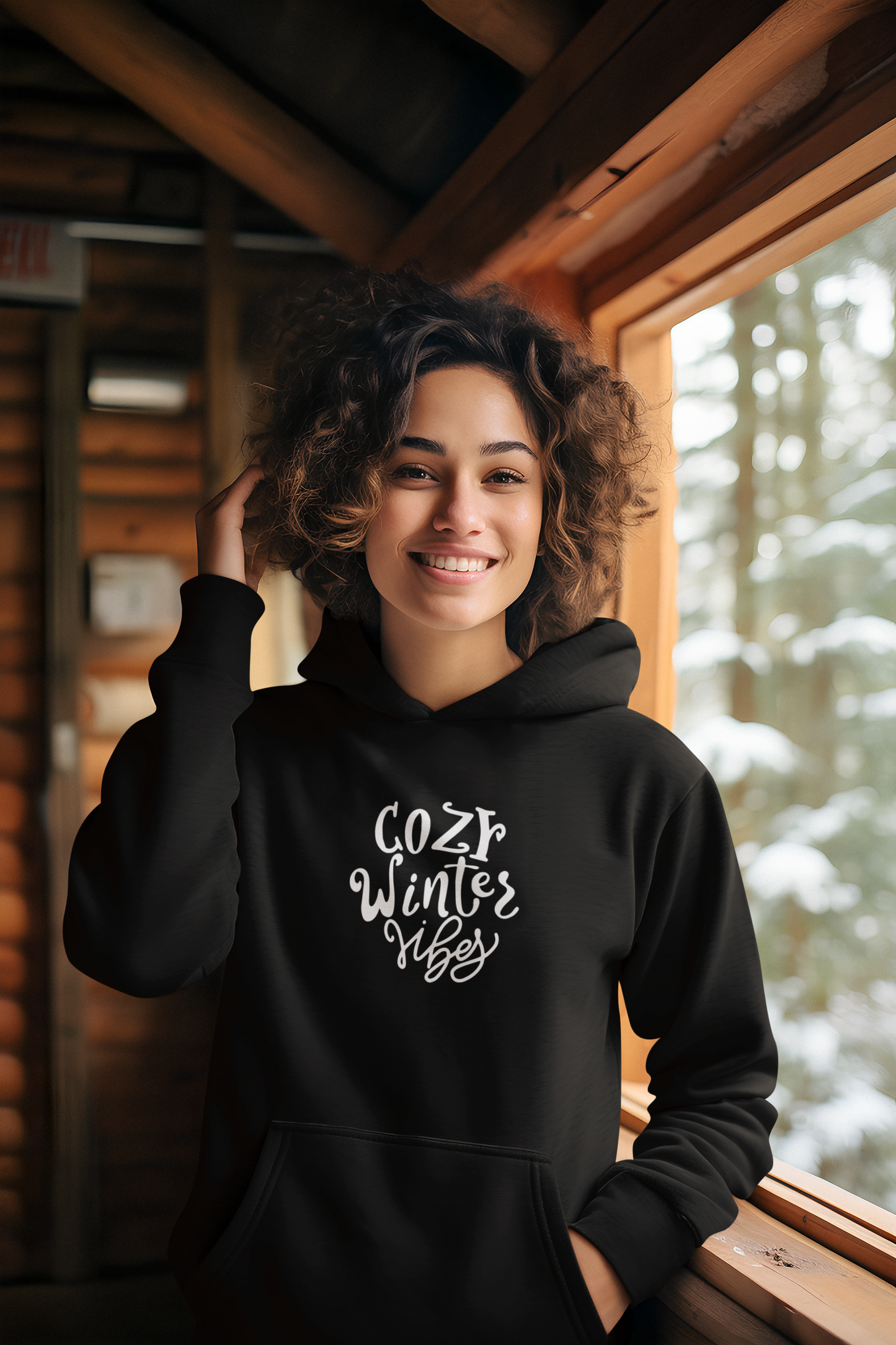 Cozy Winter Vibes Hoodie