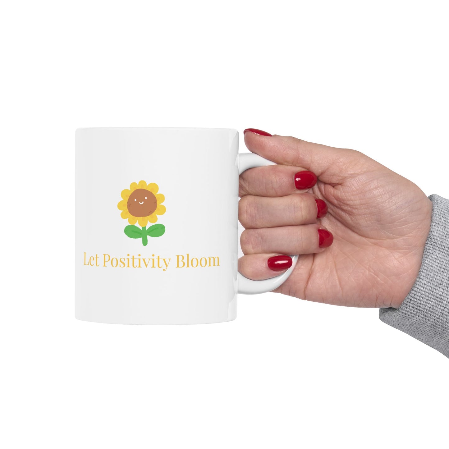 Let Positivity Bloom Mug