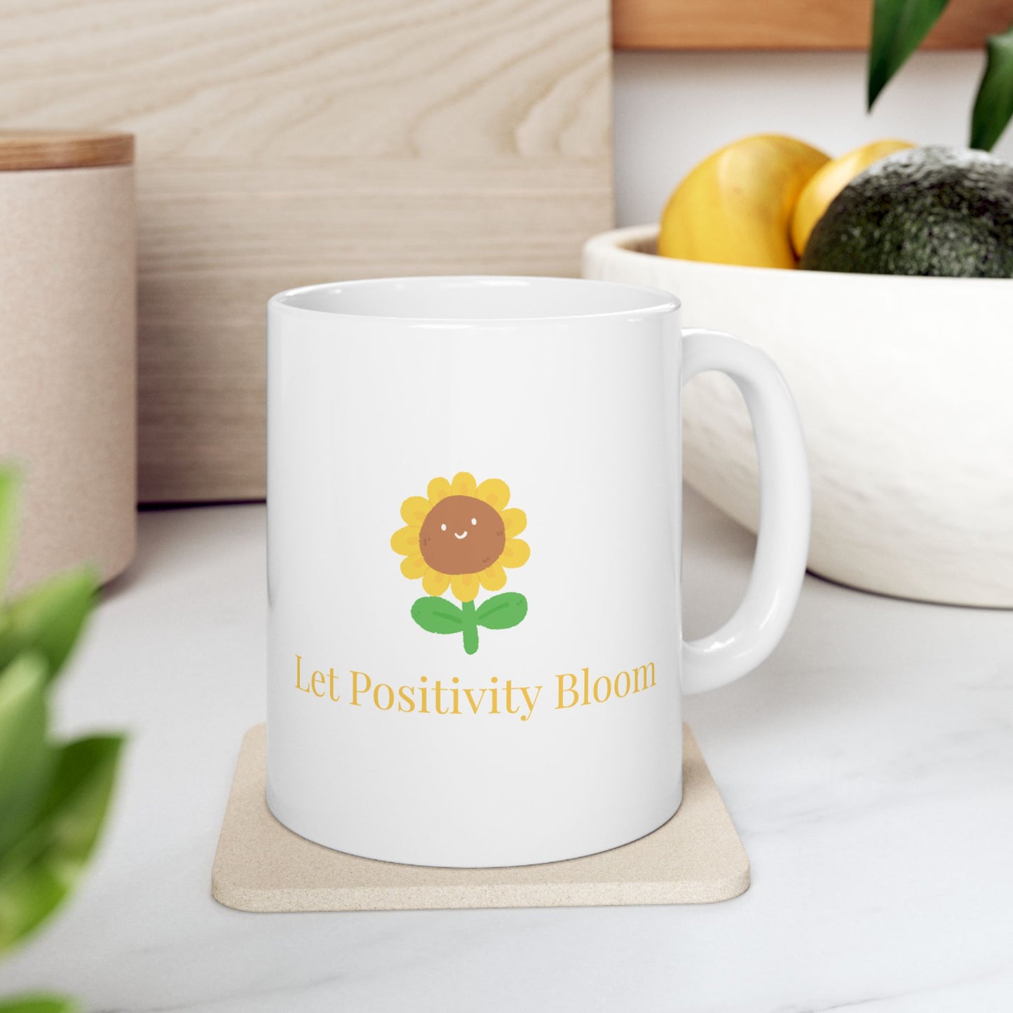 Let Positivity Bloom Mug